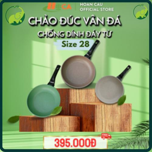 Chiếc Chảo Đúc Chống Dính Vân Đá HOCA Siêu Bền - Size 28