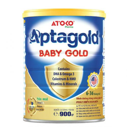 Sữa Mát Aptagold Baby Gold Lon 900gr (6-36 Tháng)