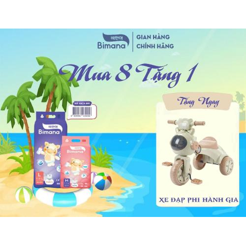 Tã dán Bimana Hàn Quốc size M (6 - 11kg)